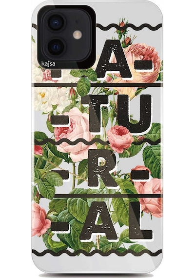 Kajsa Apple Uyumlu iPhone 12 Pro Kılıf Çiçek Desenli Kajsa Floral Kapak ZORE-216573