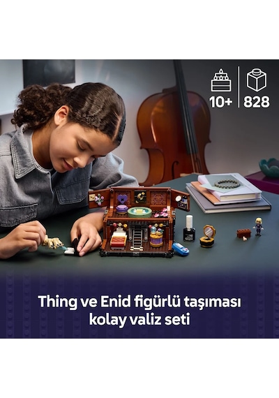LEGO® Wednesday Şey’in Dairesi 76785 - 10 Yaş ve Üzeri Çocuklar için Koleksiyonluk Yaratıcı Oyuncak Yapım Seti (828 Parça)