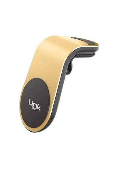 Linktech H706 Universal Mıknatıslı Mandallı Araç Içi Telefon Tutacağı Gold