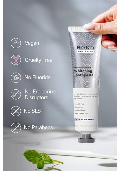 Boka Refresh Mint Whitening N-ha Diş Macunu 96gr Beyazlık