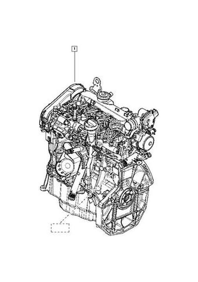 Renault-mais- 8201729852 Komple Motor H4b 8201729852 Diğer