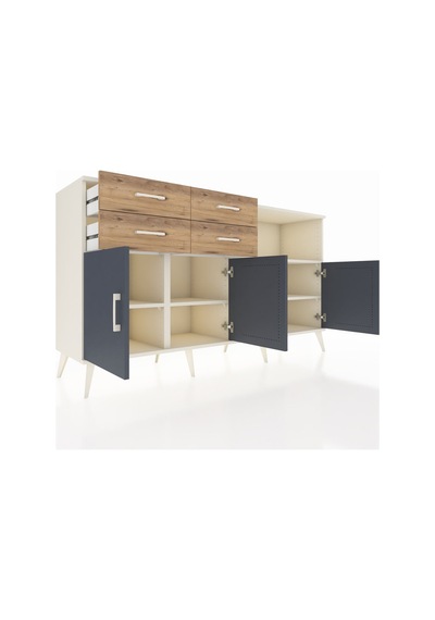 Hyperion Konsol 4 Raflı 4 Çekmeceli 4 Kapaklı 176x44x99 Aytaşı-an Aytaşı-antrasit/çam Hyperion Konsol 4 Raflı 4 Çekmeceli 4 Kapaklı 176x44x99 Aytaşı-an Aytaşı-antrasit/çam