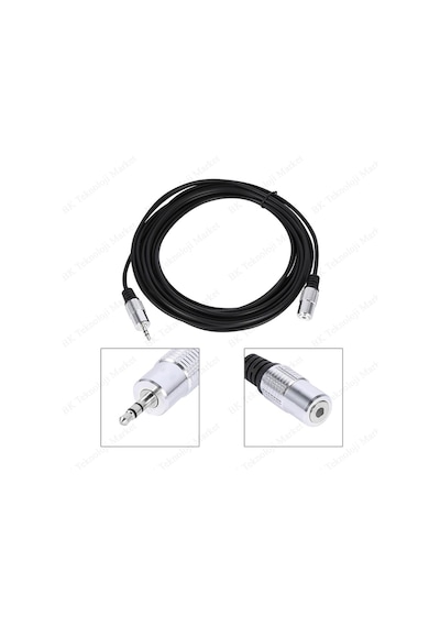 1.5 Metre Yüksek Kalite 3.5Mm Stereo Ses Uzatma Kablosu