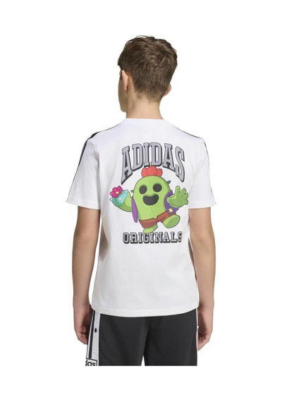 Adidas Gfx Loose Tee Beyaz Çocuk Tişört Kw0651