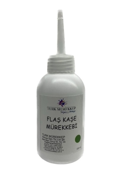 Flaş Kaşe Mürekkebi Yeşil 100 Ml