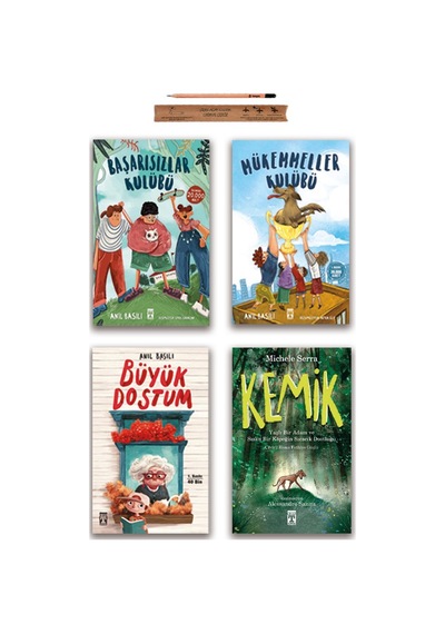 Timaş İlk Gençlik Mükemmeller Kulübü - Başarısızlar Kulübü - Büyük Dostum - Kemik Set 4 Kitap