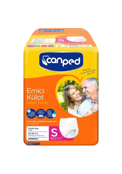 Canped Emici Külot Hasta Bezi Küçük Boy S 10'Lu