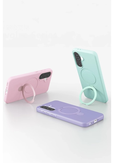Flzdgnkr Newface Samsung Galaxy A37 5g Regal Magsafe Standlı Kapak - Turuncu