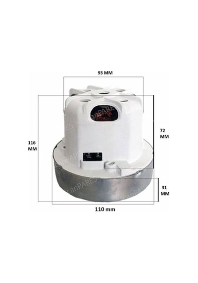 Philips İle Uyumlu Fc 9751 Powerpro Max Süpürge Motoru