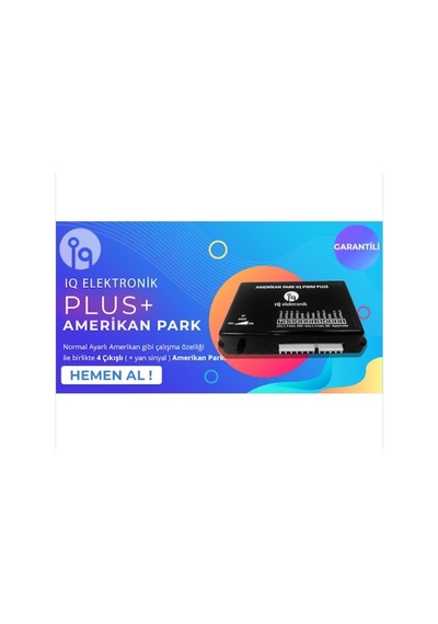 Iq Amerikan Park Pwm Plus 4 Çıkış Camurluk Ve Ayna Dahil 1.Sın .