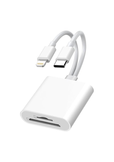 Lunatic 8360 Type-c Lightning Kart Okuyucu Micro Sd Tf Hafıza Kart Adaptörü Çevirici Çoklayıcı Sdhc