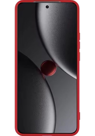 Adige Xiaomi 15 Ultra Kılıf Lansman İçi Kadife Silikon Kırmızı