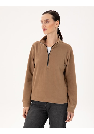 Pierre Cardin Kadın Camel Sweatshirt 50300846-vr015 Camel