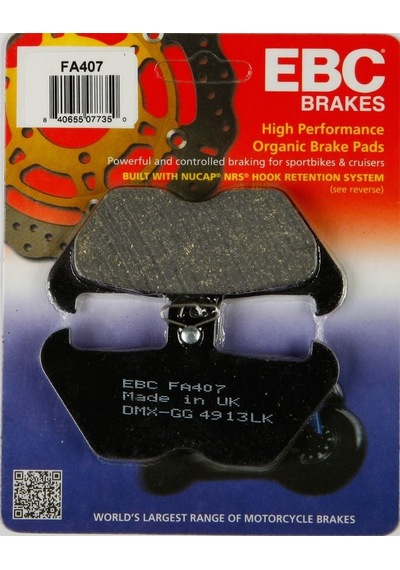 1996-2000 Bmw K 1200 Rs Ön Fren Balatası Ebc Fa407 Balata