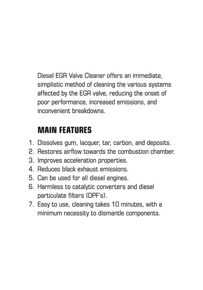 Egr Manıfold Cleaner - Kurum Ve Karbon Temizleyici Sprey Standart