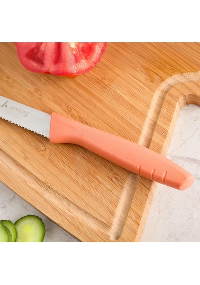 Aryıldız Primo Domates Bıçağı Somon 10 Cm Diğer