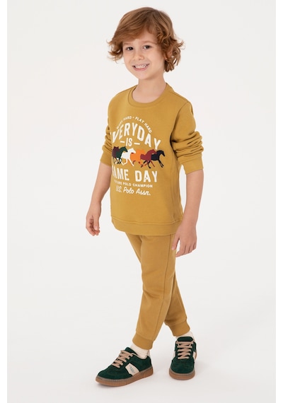 U.s. Polo Assn. Erkek Çocuk Petrol Sweatshirt 50316406-vr151 Oıl