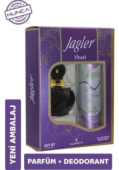 Jagler Classic + Pearl Kadın Parfüm EDT 2 x 60 ML + Classic + Pearl Kadın Sprey Deodorant 2 x 150 ML