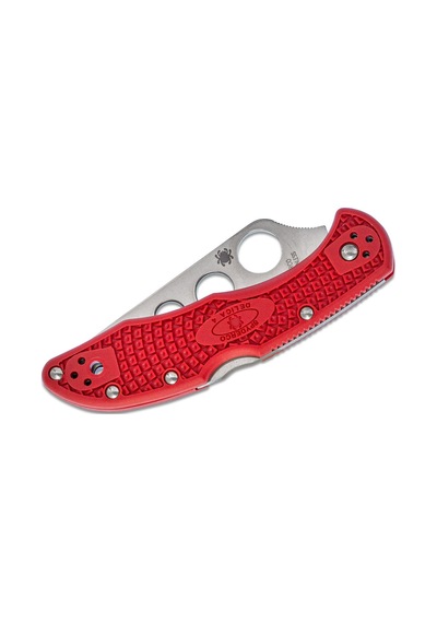 Spyderco C11tr Delica Trainer Kırmızı Kamp Çakı Kırmızı
