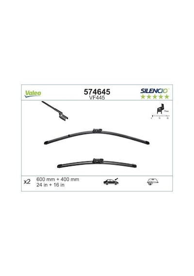 Ford Kuga 1 On Silecek Seti 2008-2012 Valeo 574645