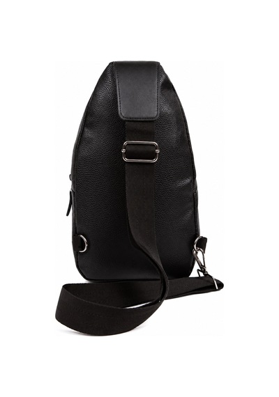 Newish Polo Erkek Deri Usd Kulaklık Çıkışlı Çapraz Bady Bag Göğüs Ve Omuz Çantası New132 - Siyah