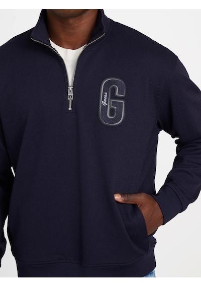 Guess Harris Erkek Lacivert Sweatshirt M5bq18k0552-g7v2 Lacivert