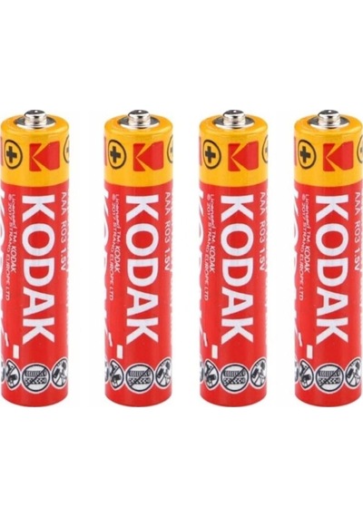 Kodak KAAHZ-S4 Super Heavy Duty Çinko Karbon AAA İnce Kalem Pil