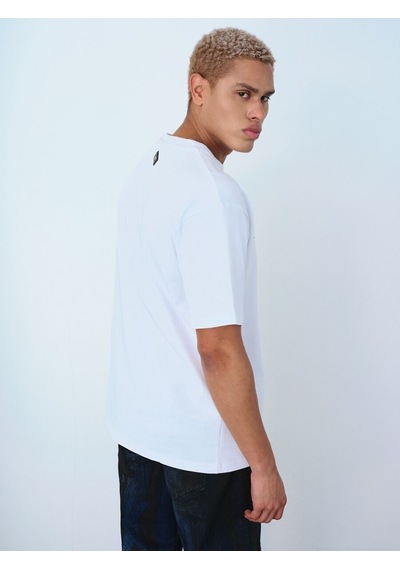 LOFT Loose Fit Erkek Tshirt K.kol Lf2036827 Q1.v1 Beyaz