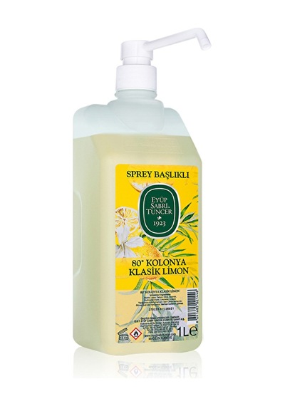 Eyüp Sabri Tuncer Kolonya Limon 1 L Sprey Başlıklı
