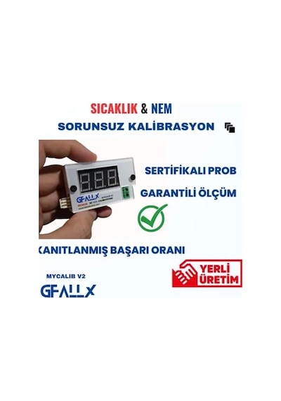Gfallx Kalibrasyon Cihazı, Kuluçka Isı Sıcaklık Nem Ve Kalibrasyon Cihazı, Yerli Ürün, %100 Gerçek D Gfallx Kalibrasyon Cihazı, Kuluçka Isı Sıcaklık Nem Ve Kalibrasyon Cihazı, Yerli Ürün, %100 Gerçek D