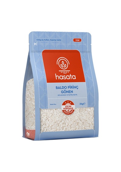 Hasata Gönen Baldo Pirinç 2 Kg - 8 Adet Tarı