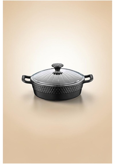 Falez Black Line Granit Döküm 3 Prç Set Antrasit