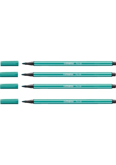 Stabilo 68/51 Keçe Uçlu Boya Kalemi 1 MM Turkuaz Mavisi