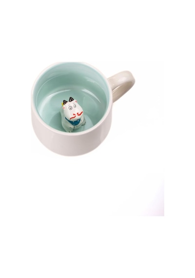 Mukko Home 3d Porselen Kupa Sevimli Hayvan Biblolu, 350 Ml Şık Ve Eğlenceli Sürpriz Kupa,mavi Beyaz - Çok Renkli Mukko Home 3d Porselen Kupa Sevimli Hayvan Biblolu, 350 Ml Şık Ve Eğlenceli Sürpriz Kupa,mavi Beyaz - Çok Renkli