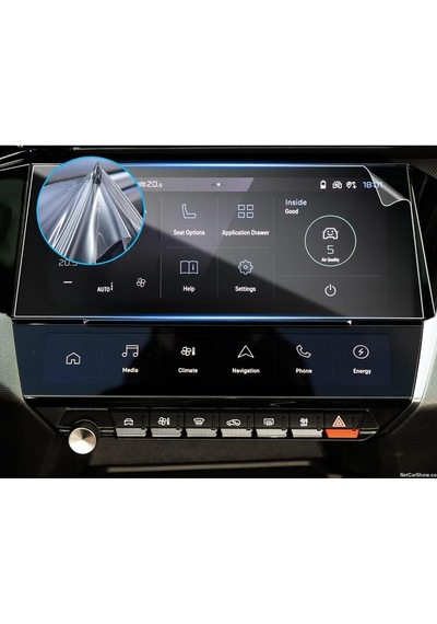 Peugeot 308 10 İnç Ekran Koruyucu Multimedya Şeffaf Nano