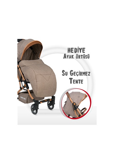Tommybaby Gold Golf Kabin Bebek Arabası
