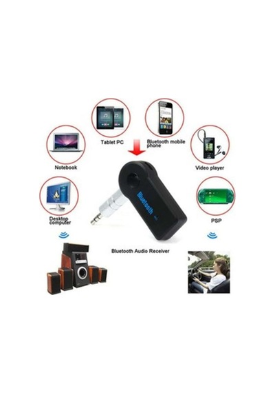 Bluetooth Aux Adaptör Araç İçi Kablosuz Müzik Alıcı Handsfree Mini Wireless Receiver