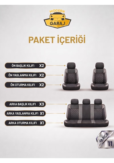 Dacia Sandero Oto Koltuk Kılıfı Stepway Koltuk Kılıfı Dacia Duster Kılıf Kırmızı-Siyah