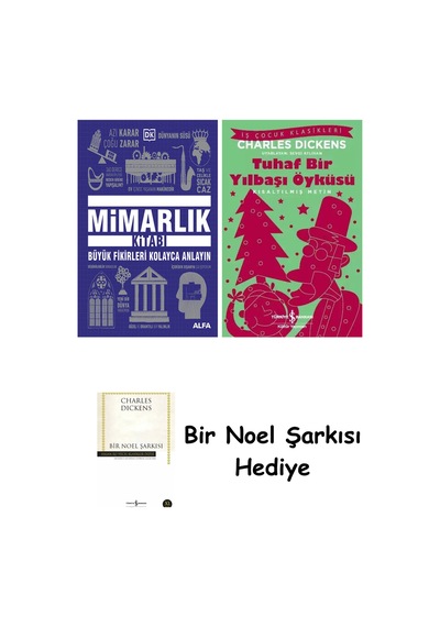 Mimarlık Kitabı Ciltli + Tuhaf Bir Yılbaşı Öyküsü + Bir Noel Şarkısı