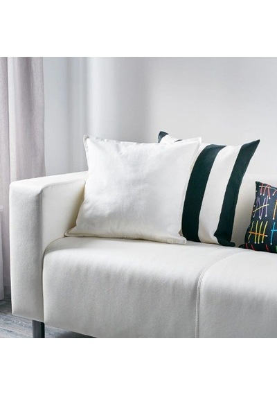 Ikea Gurlı Yastık Kılıfı 50 X 50 Cm Beyaz