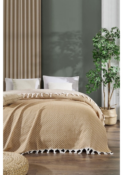 Tek Kişilik Pike 170x210 Alice Model Hardal