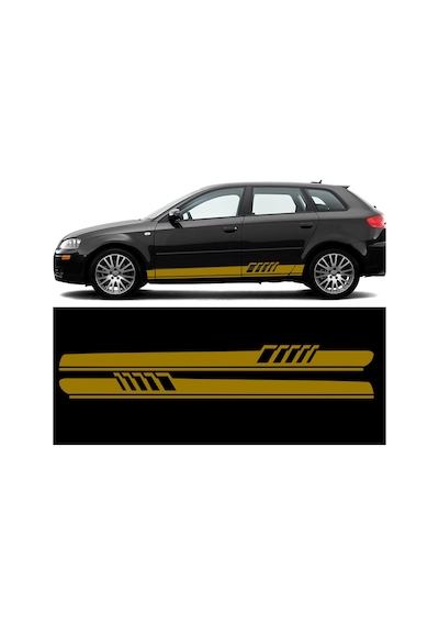 220 X 18 cm - Araba Yan Şerit Sticker