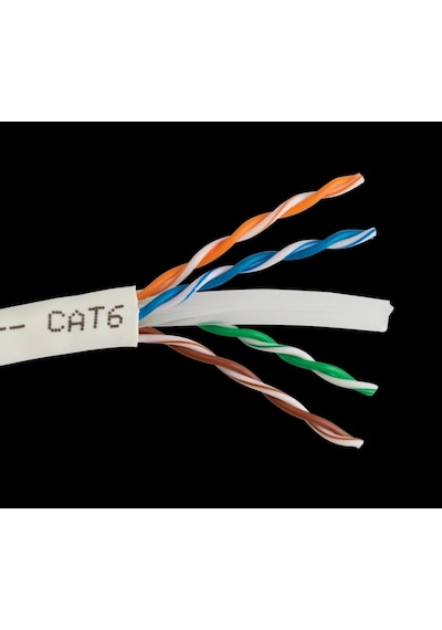 Cat6 Utp Patch Kablo Ethernet Kablosu Gri Renk 25 Metre
