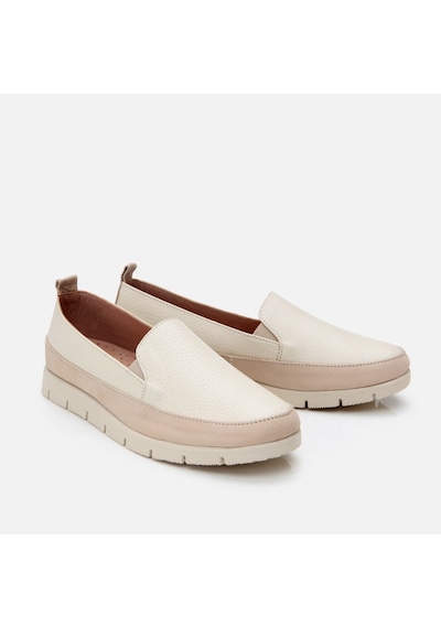 Hotiç Hakiki Deri Bej Kadın Loafer 01ayh306710a310 Bej-beıge Bej