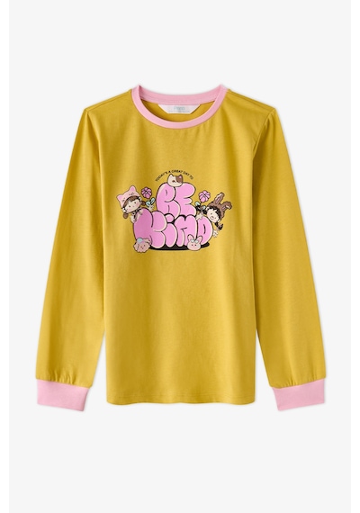 Penti Kız Çocuk Kindly Friends Uzun Kollu Pamuklu 2li Pijama Takımı Çok Renkli Penti Kız Çocuk Kindly Friends Uzun Kollu Pamuklu 2li Pijama Takımı Çok Renkli