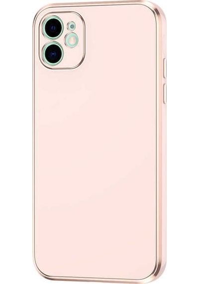 More Tr Apple Uyumlu iPhone 12 Uyumlu Mtr Bark Kılıf-rose Gold