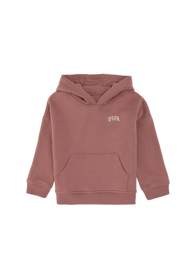 U.S. Polo Assn. Kız Çocuk Orkide Kapüşonlu Şardonlu Basic Sweatshirt 50314304-VR221