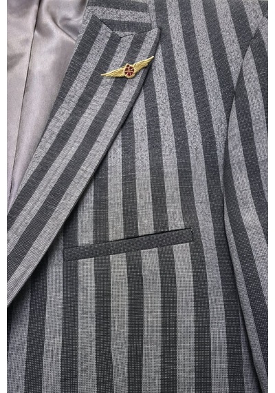 Plus Scorpion Erkek Sivri Yaka Çift Yırtmaçlı Tek Düğmeli Slim Fit Blazer Ceket Lacivert Plus Scorpion Erkek Sivri Yaka Çift Yırtmaçlı Tek Düğmeli Slim Fit Blazer Ceket Lacivert