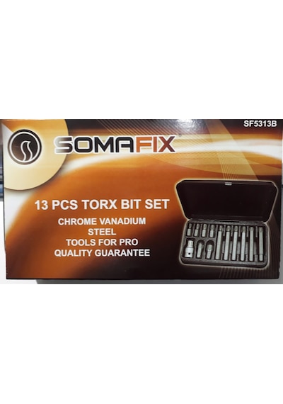 Somafıx 1/2"lokma Torx Bıt Set 6 Köşe13 Parça