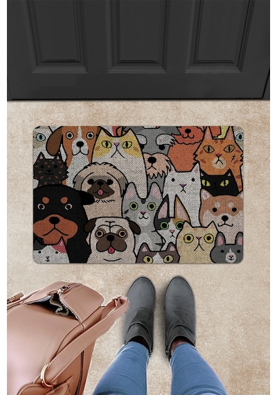Evaşk Kapı Önü Paspası Vinil Kaymaz Tabanlı 45 X 70 Evaşkdm11113